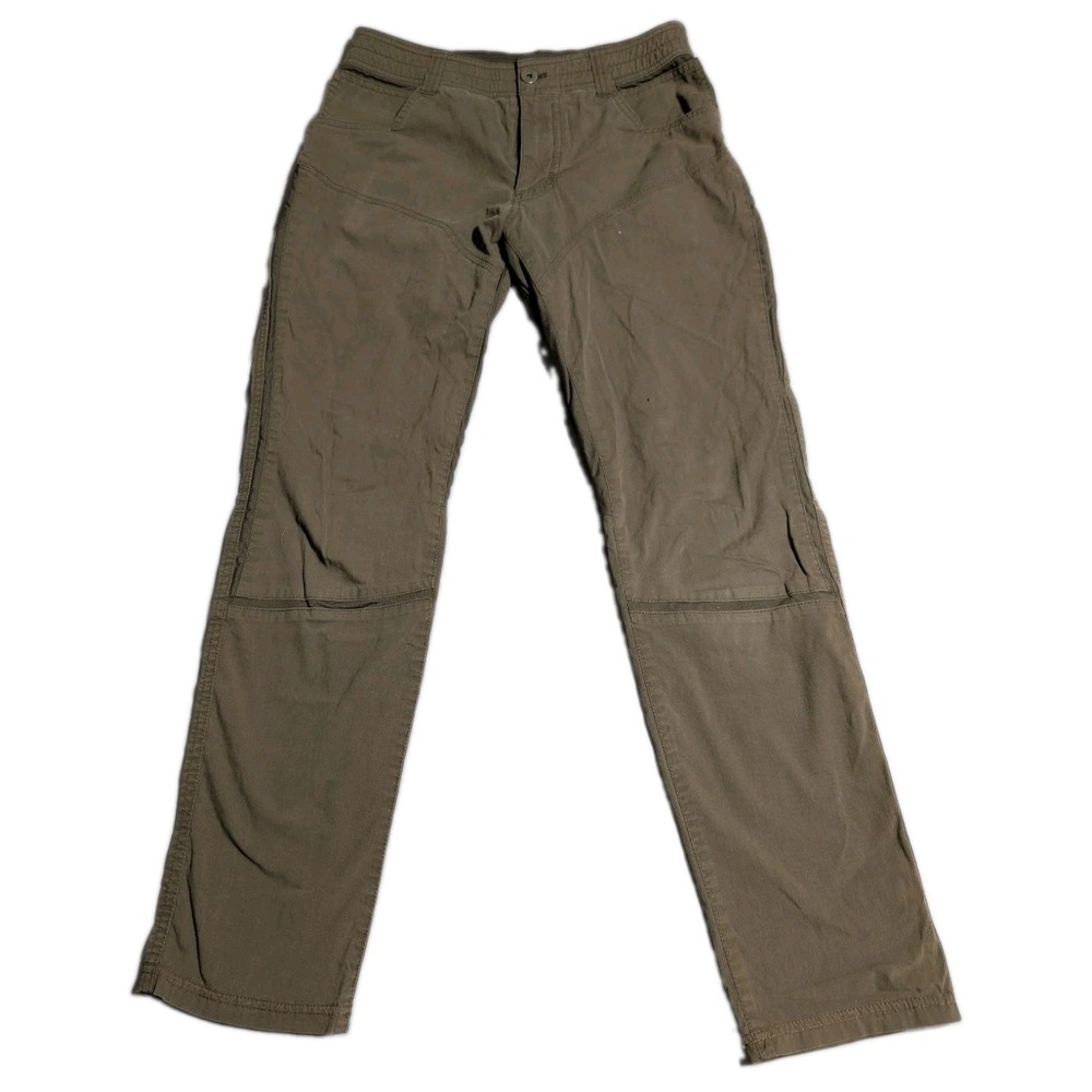 Kuhl Radikl Pants Mens 30x32 Brown Stretch Canvas Outdoor Hiking Workwear 5370